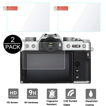 2PCS de Vidro Temperado de Câmera Para Fujifilm X-T30 X-T20 X-T10 X-T5 XT100 XF10 X-E3 A1 A2 XT4 X100V X70 X-H1 XA3 XA5 Protetor de Tela