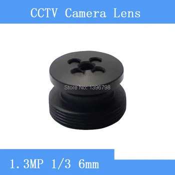 PU'Aimetis direto da Fábrica infravermelho HD de 1.3 MP câmera de vigilância preto de botão em forma de lente de 6mm M12 thread do CCTV da lente