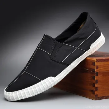 2022 Nova Moda Primavera Verão Homens Sapatos Tendência Ventilar Camuflagem De Lona Sapatos Casuais Homem Legal Sapatos Tendência De Sapatos