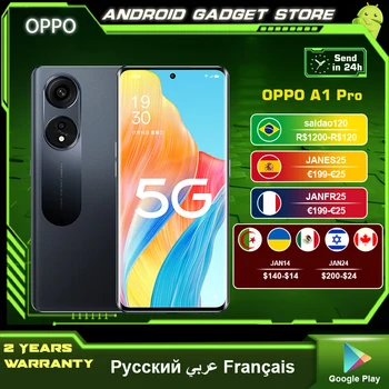 Novo Original OPPO A1 PRO 5G Smartphone Snapdragon 695 6.7