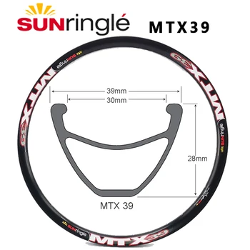 Sol anel Mtx33 MTX39 rim de alta resistência rim DH fr am aro 32 furos Aros 26in 27.5 em preto MTB Mountain bike aro