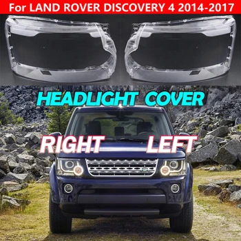 Para Land Rover Discovery 4 LR4 2014 2015 2016 2017 2018 Farol Tampa Transparente Abajur Farol Shell Lente de Acrílico
