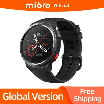 Mibro GS Smartwatch de Posicionamento GPS 460mAh Bateria AOD de 1,43 Polegadas AMOLED HD Tela de 5 ATM Impermeável Esporte Homens Mulheres Smart Watch