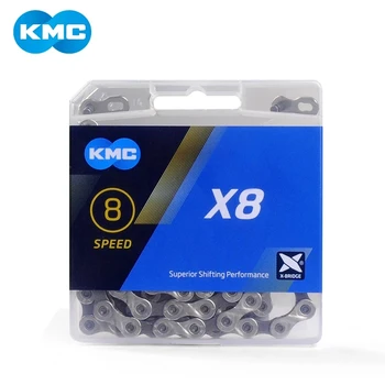 KMC X8 X8.93 6/7/8 Velocidade de Corrente de Bicicleta com Caixa Original e Botão Mágico Montanha/estrada Moto Peças