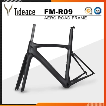 Venda quente 49 52 54 56 58 cm Aero Carbono Quadro de Bicicleta de Estrada OEM Chinês de Bicicleta Bicicleta Bicicleta conjunto de quadros