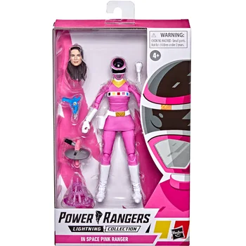 Original Hasbro Power Rangers Relâmpago Coleção No Espaço Cor-De-Rosa Ranger 6
