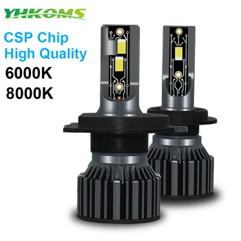 YHKOMS H4 H7 LED 20000LM CSP Farol do Carro H1-H8 H9 H11 LED Lâmpada H3 9005 9006 880 881 5202 9004 9007 H13 Auto de Nevoeiro Iluminação 12V