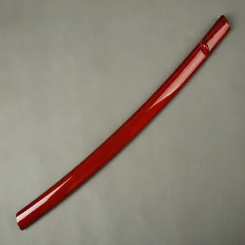 Chegada nova Venda Quente Vermelho Brilhante de Madeira Saya Bainha Bainha para Espada de Samurai Katana Japonesa Requintado Espada Acessorios
