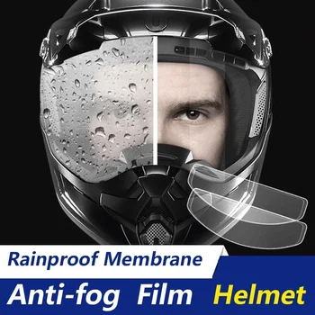 Universal de Capacete Anti-nevoeiro Filme e Filme à prova de chuva Durável Nano Revestimento Adesivo de Cinema Capacete Acessórios