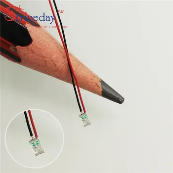 10/50/100 pcs 1206 SMD Pré-soldadas micro com fio litz de LED conduz o resistor de 20 cm e de 8 a 12 V Modelo de DIY