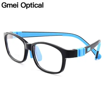 Gmei Óptico de Novas Crianças Óculos de Ultra-leve, Flexível TR90 de Sílica Gel Confortável, Seguro Total Rim Crianças Armações de CX67003