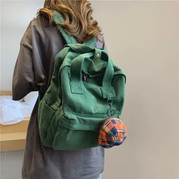 Casual Lona mulheres mochila de grande capacidade de Mauricinho estilo de sacos de Escola para Adolescentes Meninas de Viagem, mochilas Mochilas Femininas Mochila