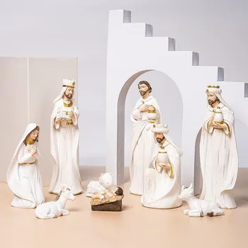 Nascimento Presépio De Natal Presépio De Figuras Cristão Católico Decoração De Casa, Decoração Ortodoxa Manjedoura Igreja Utensílios De Jesus