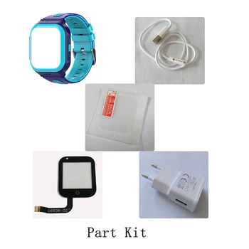 Acessório de KT24S Crianças GPS Smart Watch Wonlex:Pulseira/Filme proteger/Cabo/Botão/Fivela/Parafuso Acessórios para Relógios Wonlex