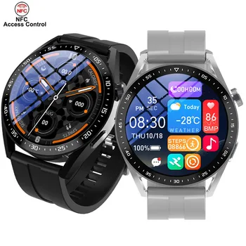 Original HW3 Pro Smart Watch Homens NFC Personalizado Assistir Faces de Esportes de Chamada Bluetooth Mulheres Smartwatch para iOS, Android pk GT3