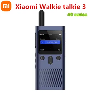 Original Xiaomi Mijia Inteligente Walkie 3 smart Talkie Com Rádio FM alto-Falante Espera Smart Phone APP Partilha de Localização Rápida Conversa Equipe