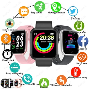 2022 Smart Watch Homens Mulheres Smartwatch Impermeável Coração de Taxa de Aptidão esportiva, Pulseira Para Huawei Xiaomi iPhone Android, Apple Relógio