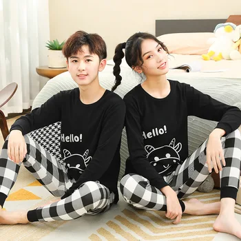 Animal bonito Teen Pijamas de Inverno para Crianças de Pijama Conjuntos de Mangas compridas Pijamas de Crianças Meninos Pijamas Roupas para Meninas De 12 A 14 De 16 Anos
