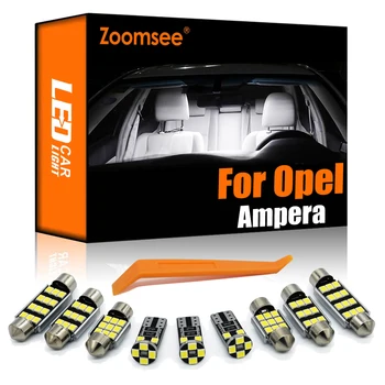 Zoomsee 10Pcs LED Interior Para Opel Ampera 2011-2015 Canbus Veículo internas da Abóbada de Mapa de Leitura Tronco Luz Livre de erros, Auto Lâmpada do Kit