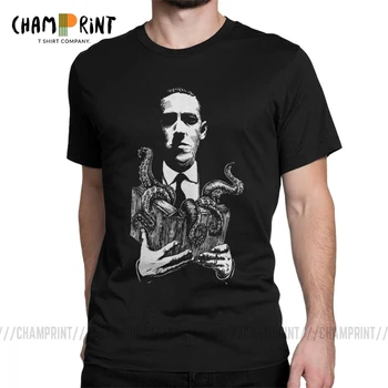 Storytime Com Lovecraft Homens T Shirts Cthulhu Lovecraftian Horror Camiseta Vintage T-Shirt Em Algodão Puro, T-Shirt Roupas De Verão