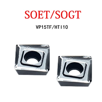 SOGT12T308 SOET12T308 SOET12T308PEER SOGT12T308PEFR JP JL VP15TF HTI10 Máquina de Trituração de porta-Ferramenta CNC de Pastilhas de metal duro SOET SOGT