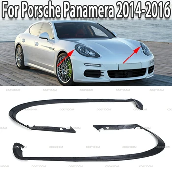 O Farol Do Carro Borracha De Vedação Tira De Guarnição Do Farol Faixa Decorativa Para O Porsche Panamera 2014 2015 2016