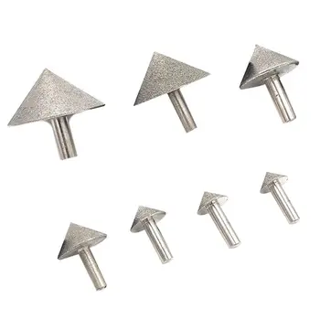 Galvanizados Diamante 20-50mm Cone Chanfro de Moagem de Cabeça de Pedra de Vidro de Chanframento