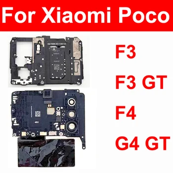 A antena e a placa principal de Capa Para Xiaomi Pocophone POCO F3 GT F4 G4 GT Sinal de placa-Mãe Cubra com NFC de Volta Quadro Shell Placa Principal