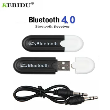 Kebidumei mais novo Bluetooth 4.0 de Áudio e Músicas Receptor Estéreo de 3,5 mm Adaptador Dongle A2DP USB 5V Wireless para Carro AUX Android/IOS