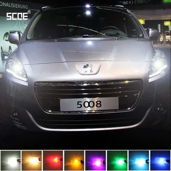 Peugeot 5008 SCOE de Alta Qualidade 2X 12SMD Lâmpada Bulbo de Estacionamento Dianteiro Luz de Frente do Marcador Fonte de Luz Estilo Carro