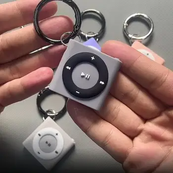 Mini caixa do Silicone Para Apple Airtag Protetora MP3 Chaveiro Adequado Para Airtag Localizador Rastreador Anti-perdido de Protecção de Caso