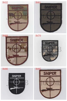 SNIPER Moral Táticas Militares patch Bordado Emblemas