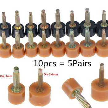 10Pcs 5Pairs Calcanhar Dicas de Reparo Pinos de Sapatos Dicas Torneiras Passador de Elevadores de Substituição de Calçados Reparação de Calcanhar de Rolhas de Proteger 2cores