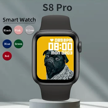 Smart Watch S8 Pro Resposta Chamar de Esporte Fitness Tracker Marcação Personalizado Smartwatch Homens Mulheres Presente Para o Telefone da Apple PK IWO I8 PRO MAX.