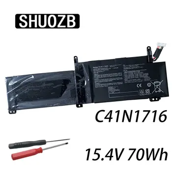 SHUOZB 15.4 V C41N1716 Laptop Bateria Para ASUS ROG Strix GL703GM S7BS8750 S7BS GL703GM-DS74 4ICP4/59/134 GL703GM-71200T E5011T