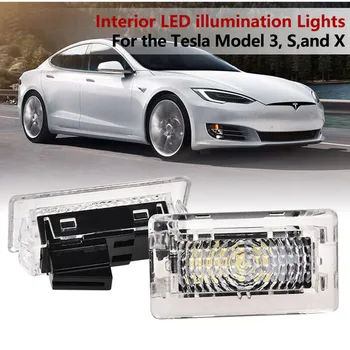 Ultra Brilhante do DIODO emissor de Luz, Kit de Tronco Frunk Luz Para o Tesla Model 3 S X Plug Fácil Substituição LED, Lâmpada Interior