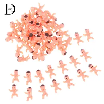10/20/60Pcs Mini Bebê de Plástico Crianças Brinquedos para Crianças, Brinquedos Pequenos Estatueta Boneca Anjo Cupido Boneca Boneca de Natal Cozimento Decoração Brinquedo