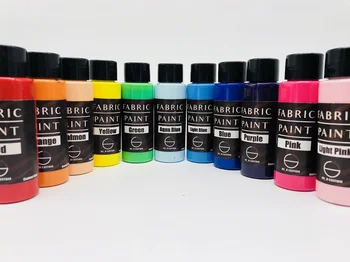 21colors Lona Têxtil Pigmento Tênis Sapato Roupas de Saco de Camurça Chammy Tingimento Colorir Mudança . aerógrafo pintura 40ml/garrafa