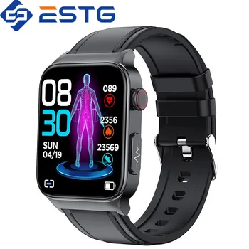E500 Smart Watch Homens ECG PPG Laser Tratamento Da Hipertensão, Hiperglicemia Hiperlipidemia frequência Cardíaca Esporte Saudável Smartwatch