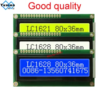 1602 display LCD screem módulo de boa qualidade LC1621 SPL780D1 Compatibal HD44780 WH1602B PC1602-D LMB162A AC162B