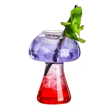 Cocktail criativo Taça, Cálice Havaiano Cogumelo em Forma de Beber o Copo de Vinho em Casa