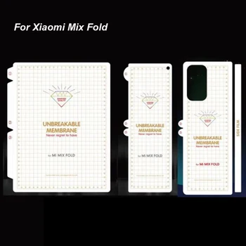 0,15 mm Inquebrável Membrana de Hidrogel Filme para Xiaomi Mistura Dobre de Frente para Trás Protetor de Tela Nano película Protetora