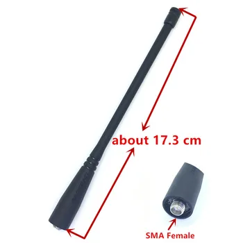 10pcs/lot longa original chicote UV dual band sma fêmea antena para Baofeng bfuv5r 5rplus uv82 uv6 uv8d GT-3, etc walkie talkie