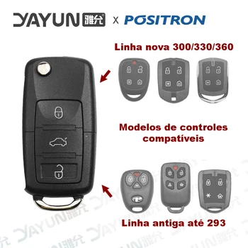 YAYUN Modificado Faca Chave VW-03 de Pósitrons Flex Botões de Alarme Novo e o Antigo de Linha Até 293 300 330 360 Frete Grátis