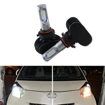 Alta Potência de 50W 8000LM LED Kit de Farol LED Branca HB4 Ponta do Farol farol Alto Para Toyota iQ (2014)