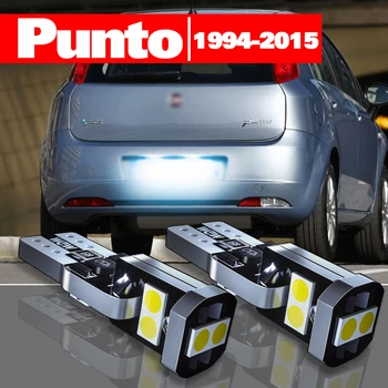 Fiat Punto 1994-2015 Acessórios 2pcs DIODO emissor de Luz da Placa de Licença 2003 2004 2005 2006 2007 2008 2009 2010 2011 2012 2013 2014