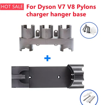 Substituição por Dyson V7 V8 de Torres de alta tensão do carregador gancho da base de dados da Ferramenta Pincel de Base do Bocal Suporte de Armazenamento de Equipamento de Prateleira de Aspirador de pó