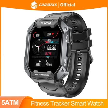 CanMixs 2022 Smart Watch Homens IP68 5 ATM Impermeável de Saúde Monitor Smartwatch para Android IOS Pressão Arterial de Oxigênio Relógio de Fitness