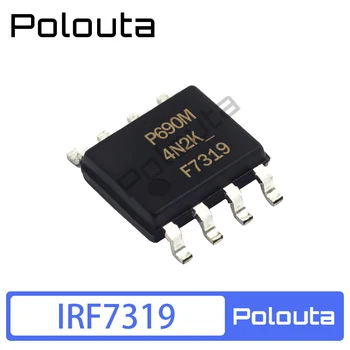 10 Pcs Polouta IRF7319 SOP8 MOS Transistor de Efeito de Campo Patch Electic Componentes para Arduino Nano DIY Kit Eletrônico Frete Grátis