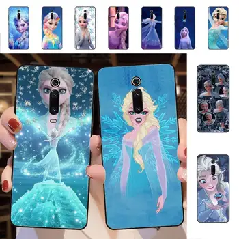 Disney Princess Congelados Elsa Caso de Telefone para Redmi 5 6 7 8 9 Uma 5plus K20 4X S2 GO 6 K30 pro